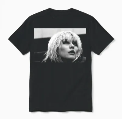 Debbie Harry Blondie Singer by Virginia Turbett Unisex T-Shirt - Black