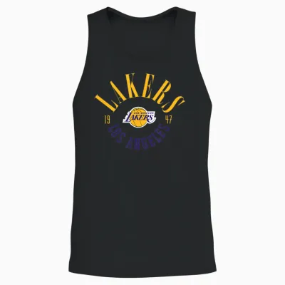 Official Nba Los Angeles Lakers T-Shirt Range Unisex Tank Top - Black