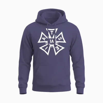 Iatse Classic Unisex Hoodie - Heather Sport Dark Navy