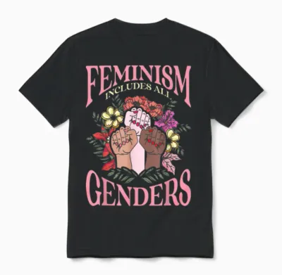 Feminismus Beinhaltet Alle Geschlechter Feminismus Feminist Justice Unisex T-Shirt - Black