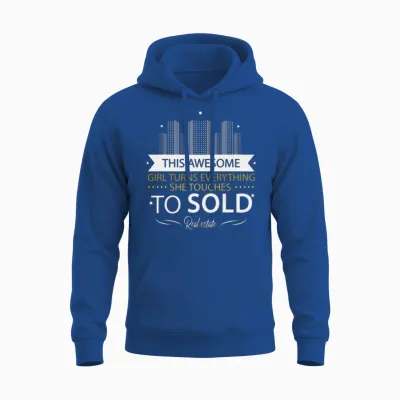 This Awesome Is Selling Everything She Touches Unisex Hoodie - Royal