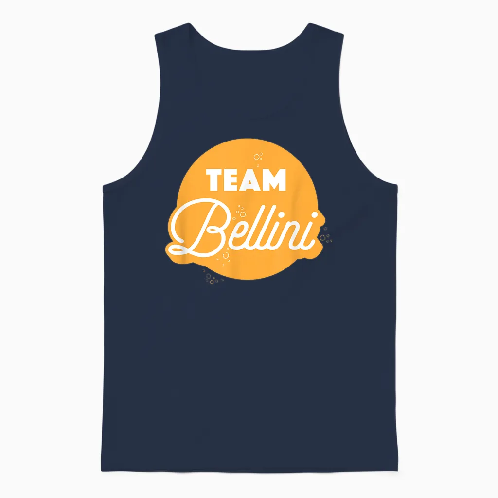 Team Bellini Β· Sommerdrink Retro Unisex Tank Top in Navy
