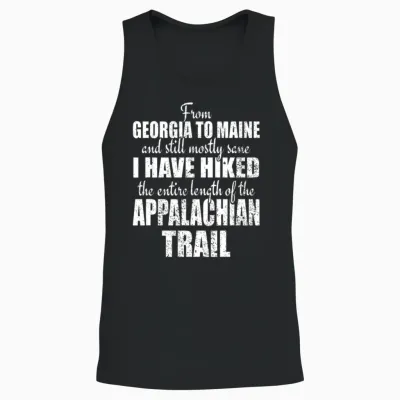 Hiked the Entire Appalachian Trail Celebrate Hikin Unisex Tank Top - Black