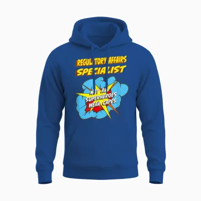 Funny Superhero Affairs Specialist Unisex Hoodie - Royal