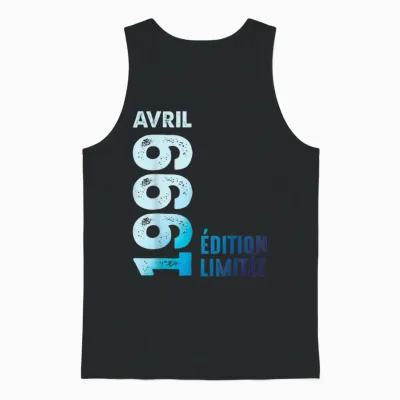 Limited Edition April 1999 Birthday Gift 1999 T-Shirt, Black, S Unisex Tank Top - Black