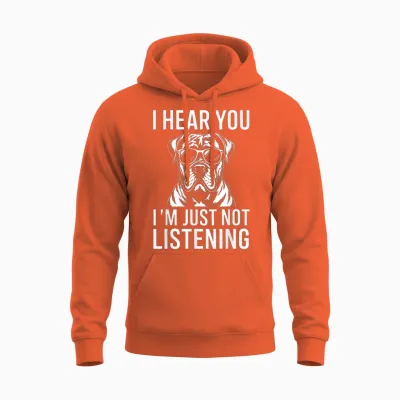 Cane Corso Lustiger Cane Corso Unisex Hoodie - Orange