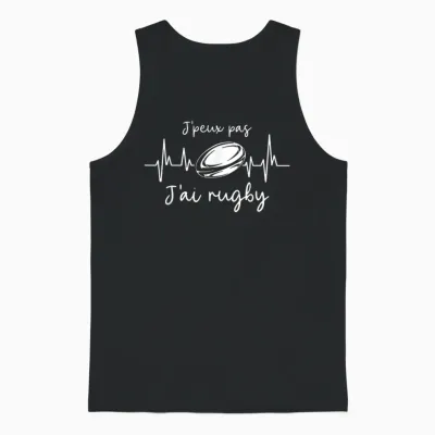 Funny Rugby Player I Can't Have Rugby T-Shirt, Black, S Unisex Tank Top - Black