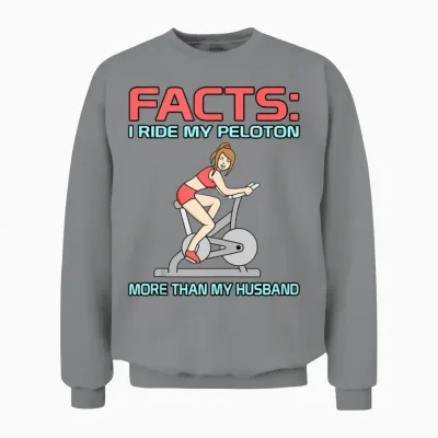 Funny Spin Class Sports Apparel Spin Instructor Ri Unisex Sweatshirt - Sport Grey