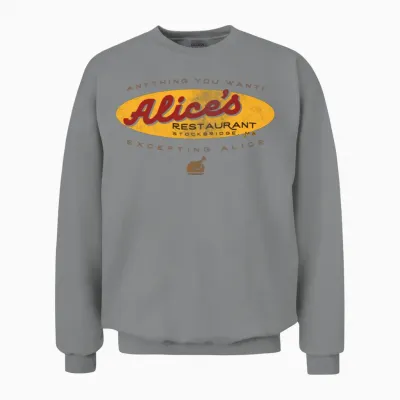 Alice's Restaurant Unisex Sweatshirt - Sport Grey