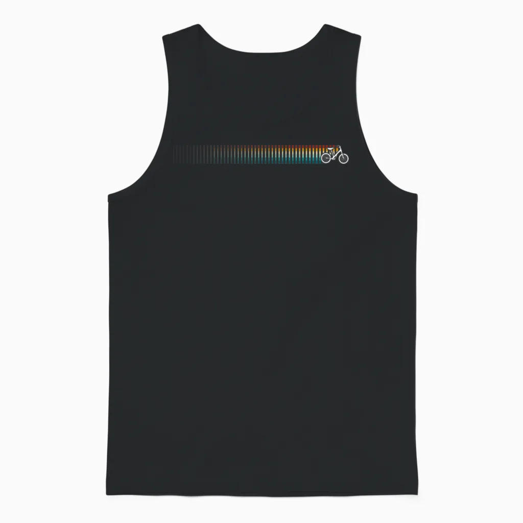 Bmx Retro - Cycling Unisex Tank Top in Black