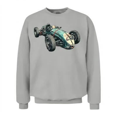 Vintage Retro Race Car Unisex Sweatshirt - Ash