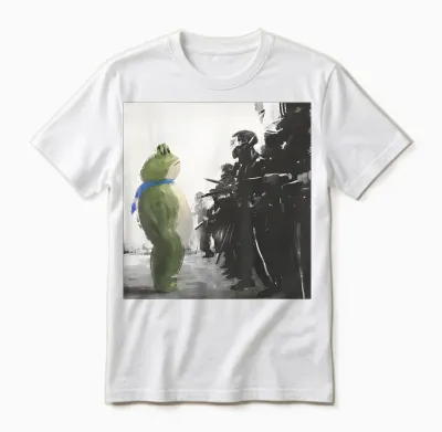 Portland Frog Protest Unisex T-Shirt - White