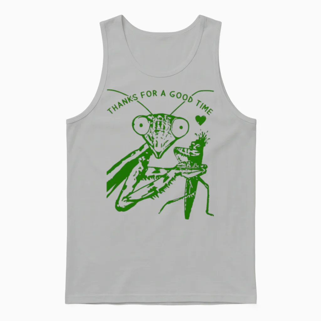 Thanks for a Good Time Unisex Tank Top in Ash