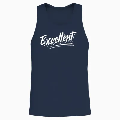 Excellent Unisex Tank Top - Navy