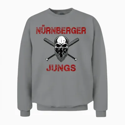 Ultras Nürnberg Nürnberger Jungs Fußball Tradition Fcn Unisex Sweatshirt - Sport Grey