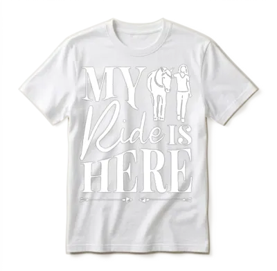 Rodeo, Western Horse Back Riding, Horse Lover Unisex T-Shirt - White
