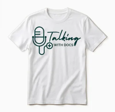 Talking with Docs Unisex T-Shirt - White