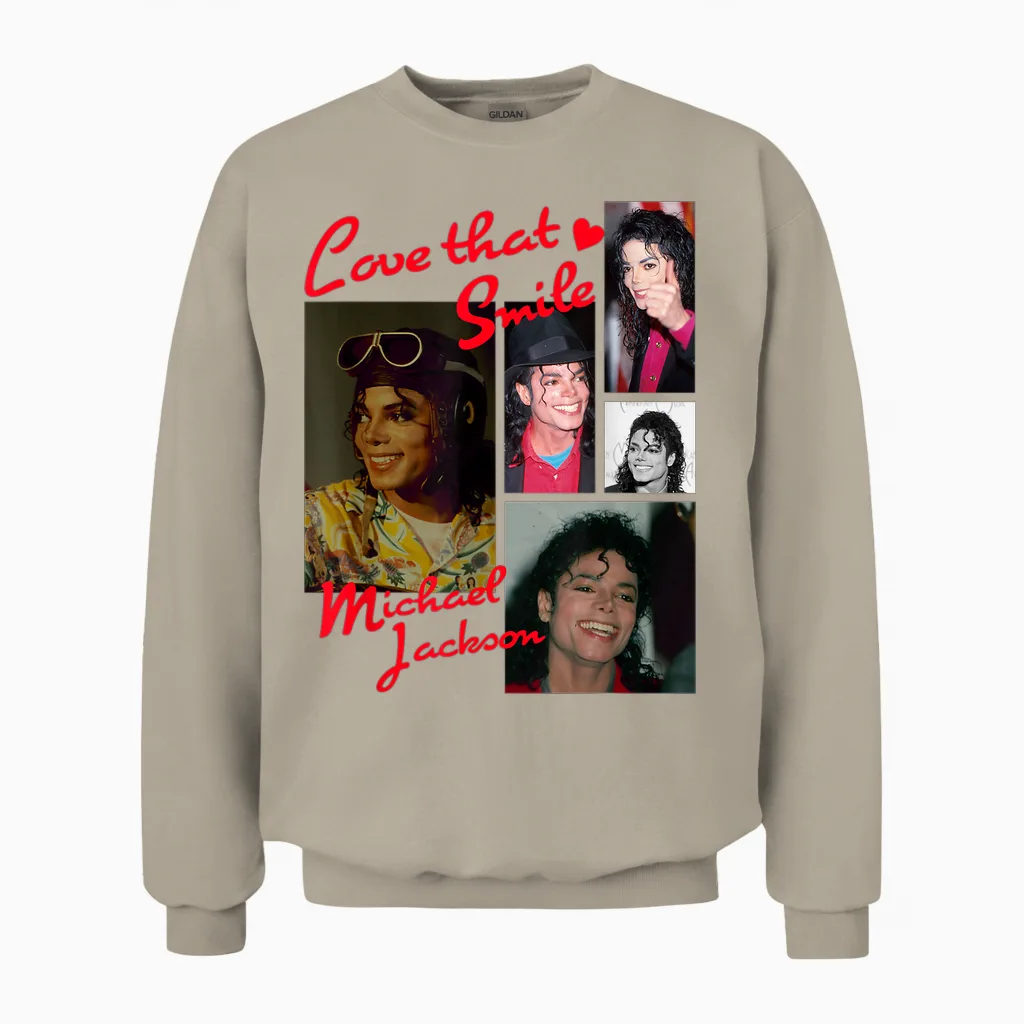 Michael Jackson 014 Unisex Sweatshirt in Sand