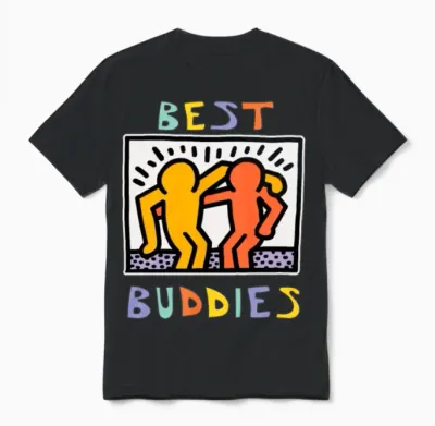 Best Buddies Has Landed Unisex T-Shirt - Black