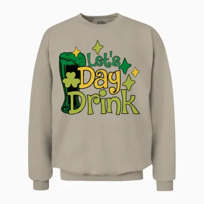 Lets Day Drink Unisex Sweatshirt - Sand