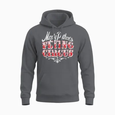 Monty Python Flying Circus Red Unisex Hoodie - Charcoal