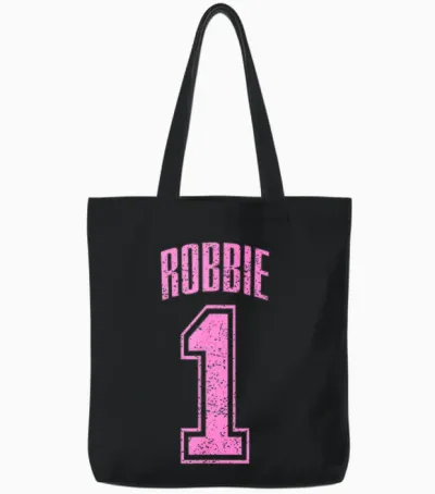 Robbie Supporter Number 1 Größter Fan Tote Bags - Black