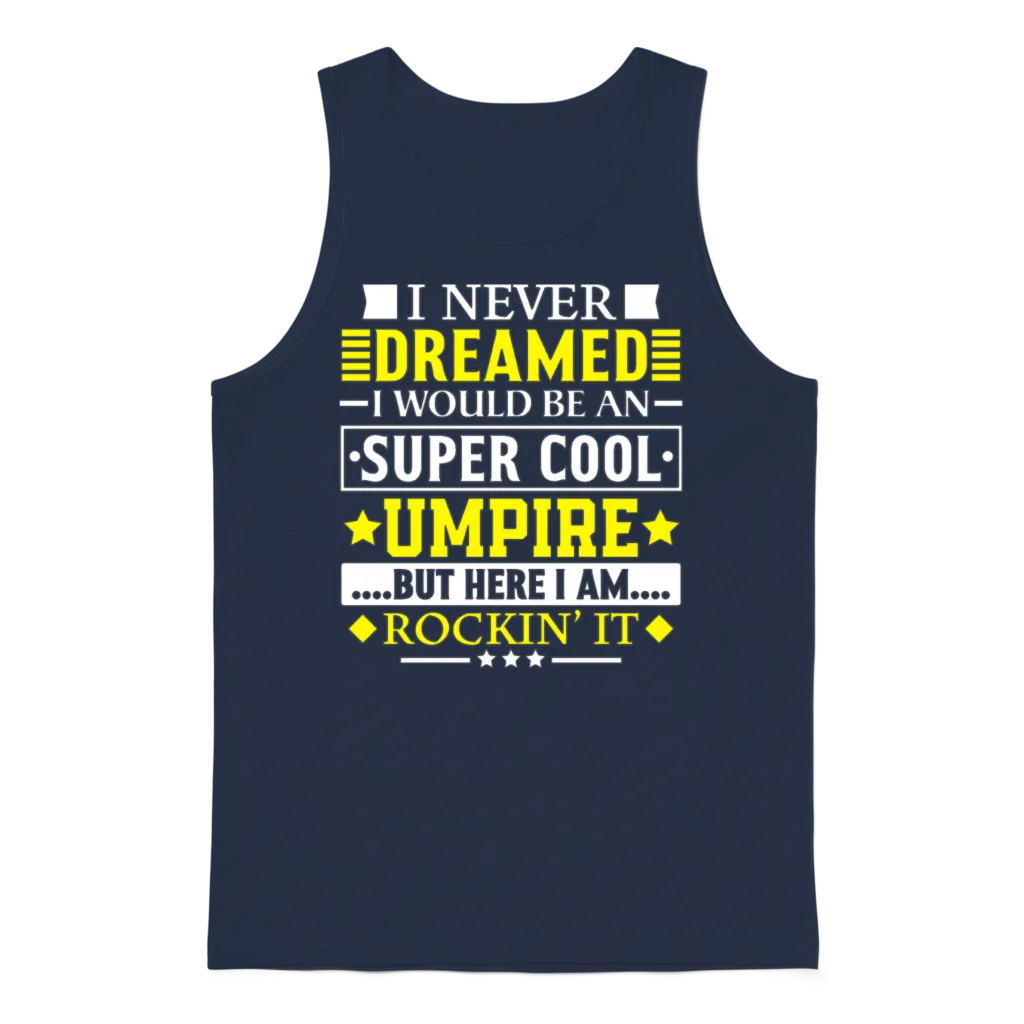 Umpire Gift Funny Appreciation Gift for Umpire Unisex Tank Top - Navy