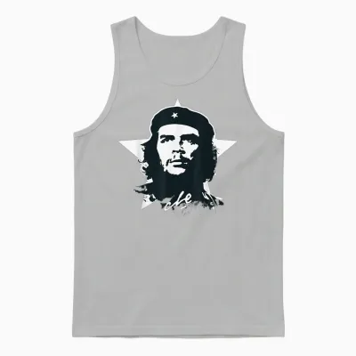 Che Guevara Shirt étoile Révolution Cuba Rebelle Icône Unisex Tank Top - Ash