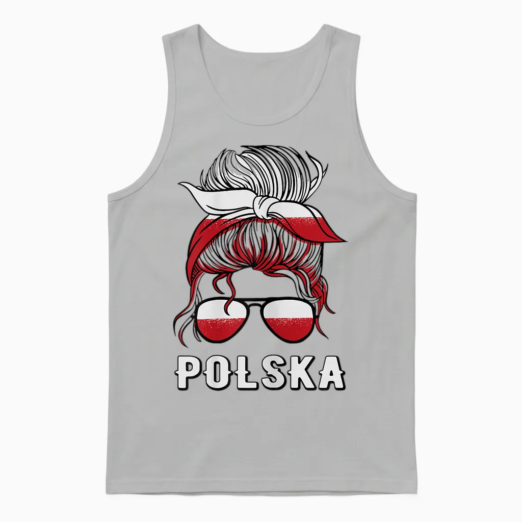 Polska Mädchen Polen Mädchen Polnisch Mädchen Frauen Polska Unisex Tank Top in Ash