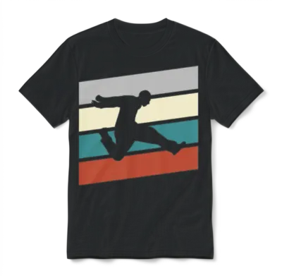 Parkour Retro Unisex T-Shirt - Black