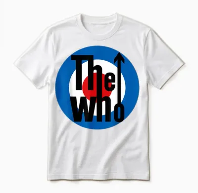 The Who Official Classic Target Logo Unisex T-Shirt - White
