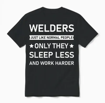 Welder Operator Welding Coded Welder Unisex T-Shirt - Black