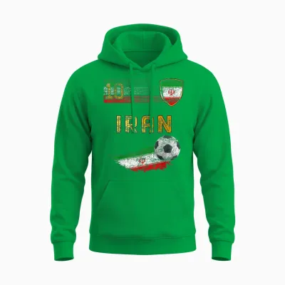 Iran-Flagge, Iranischer Stolzliebhaber Unisex Hoodie - Irish Green