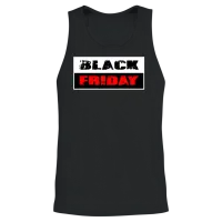 Black Friday Unisex Tank Top - Black – 2