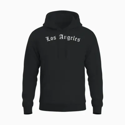 Los Angeles Unisex Hoodie - Black