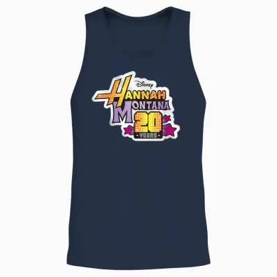 Disney Hannah Montana 20th Anniversary Official Logo Unisex Tank Top - Navy