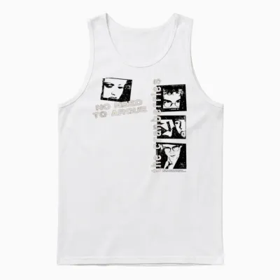 The Cranberries World Tour Patch and Photo Collage Band Unisex Tank Top - White