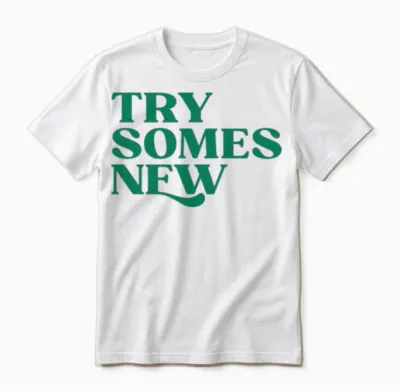 Try Somes New Unisex T-Shirt - White