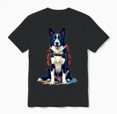 Hiking Buddy Unisex T-Shirt - Black