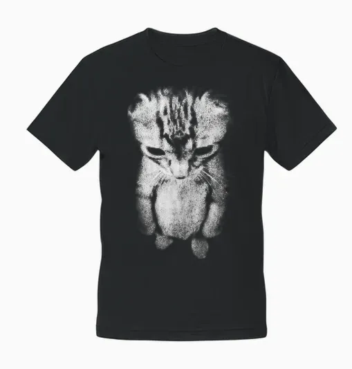 El Gato Munchkin Kitten Funny Sad Crying Cat Meme Cat Lovers Unisex T-Shirt - Black