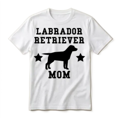 Labrador Retriever Mom Unisex T-Shirt - White