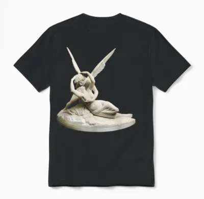 Amore E Psiche | Amour Et Psyche T-Shirt, Black, S Unisex T-Shirt - Black