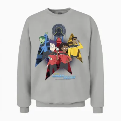 Star Trek: Lower Decks Delta Badge Group Unisex Sweatshirt - Ash