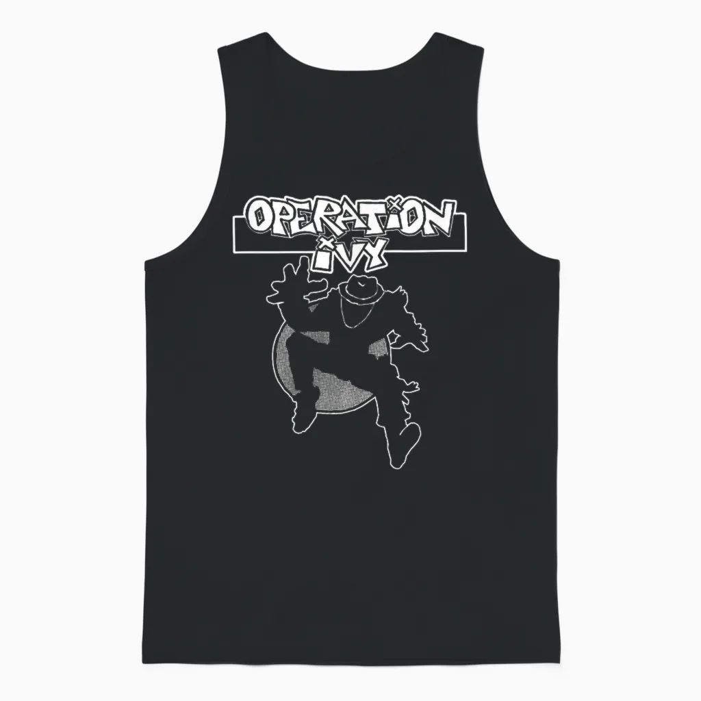 Operation Ivy - Official Merchandise - Ska Man Unisex Tank Top in Black
