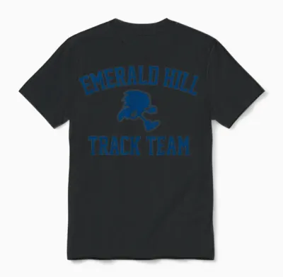 Emerald Hill Track Team Unisex T-Shirt - Black