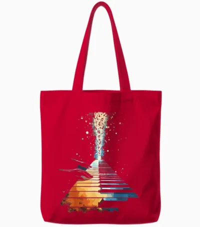 Pianiste Piano Clavier Tote Bags - Red