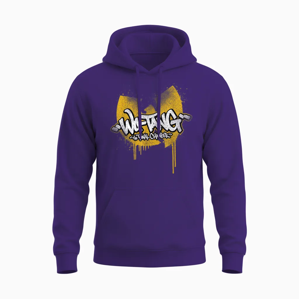 Wu-Tang Clan the Final Chamber Uk & Europe Tour Unisex Hoodie in Purple