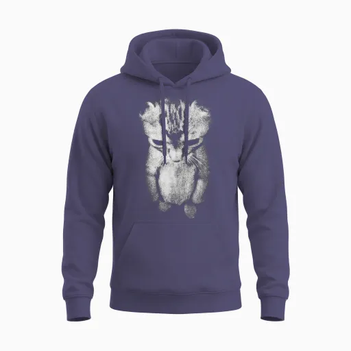 El Gato Munchkin Kitten Funny Sad Crying Cat Meme Cat Lovers Unisex Hoodie - Heather Sport Dark Navy