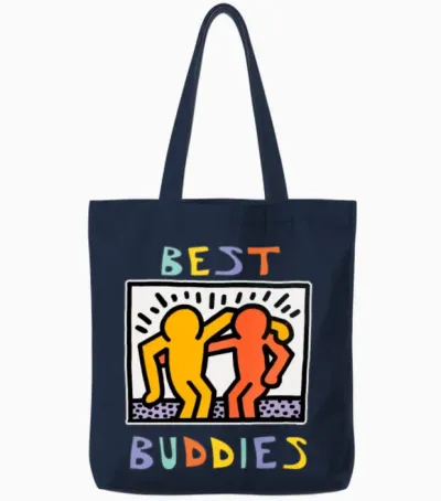 Best Buddies Has Landed Tote Bags - Navy
