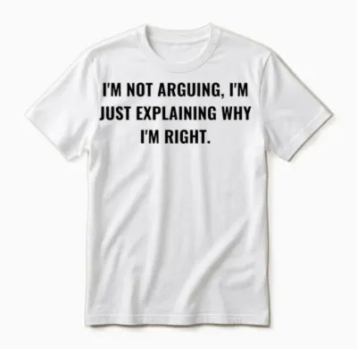 Funny Quote . Unisex T-Shirt - White